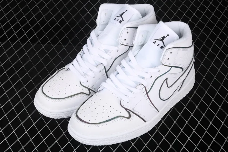 All categories Air Jordan Jordan series basketball shoes Air Jordan 1 Mid Air Jordan 1 Ret Hi Prem AJ1 Joe 1 cool laser stripes basketball shoes CK6587-100